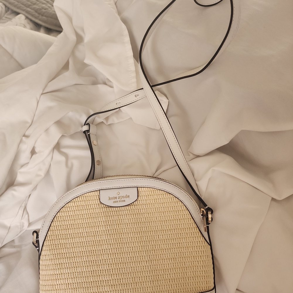 Kate Spade Cream and Black Shoulder Bag